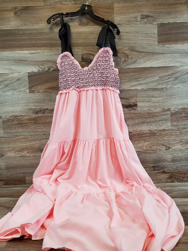 Clearance Event Dress Casual Maxi By Clothes Mentor In Pink, Size: L