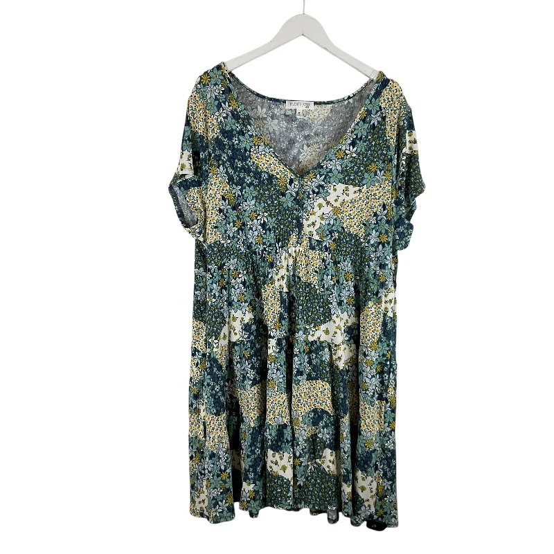 Limited Time Discount Dress Casual Midi By Clothes Mentor In Multi-colored, Size: 3x