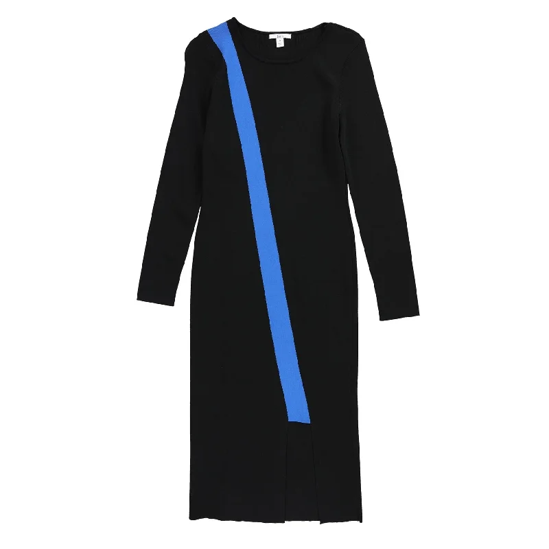 Clearance Sale Bar Iii Womens Colorblocked Sweater Dress