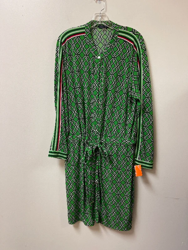 Extra Savings Dress Casual Short By Tommy Hilfiger In Green, Size: 1x