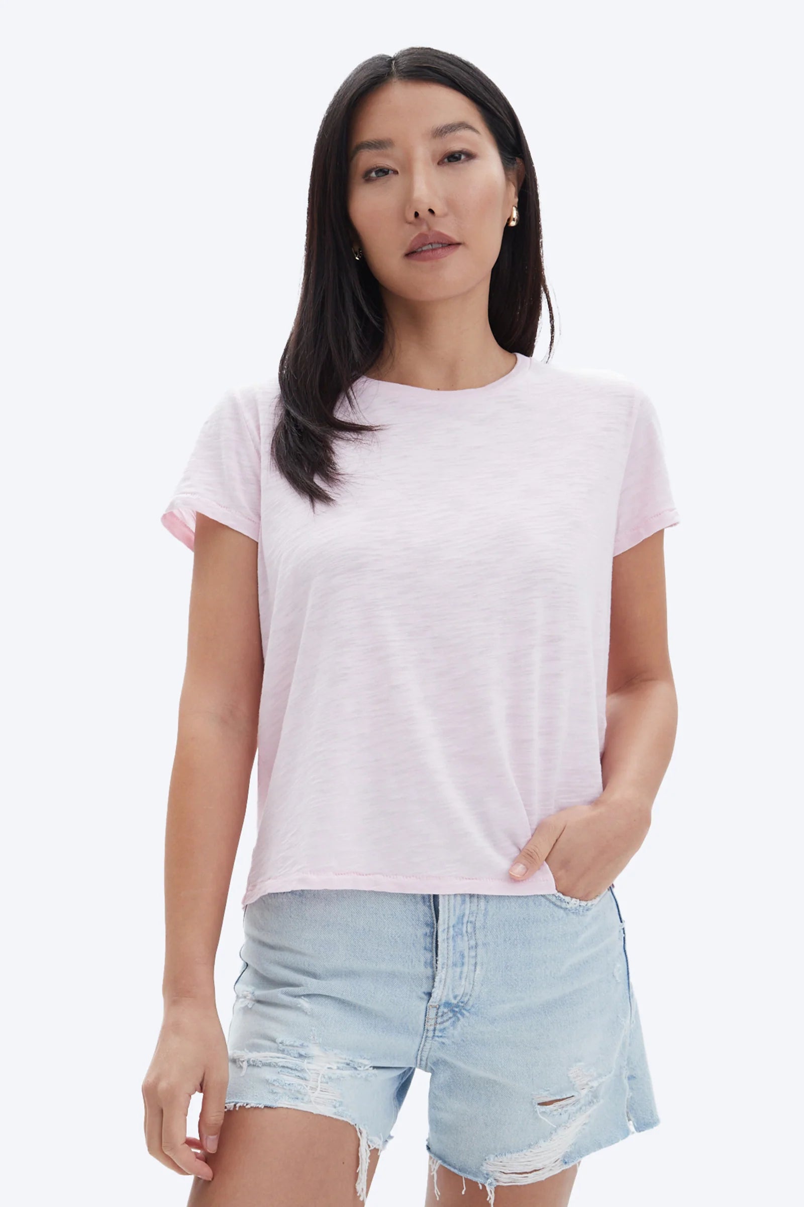 Early Access Jane Perfect Tee I Petal