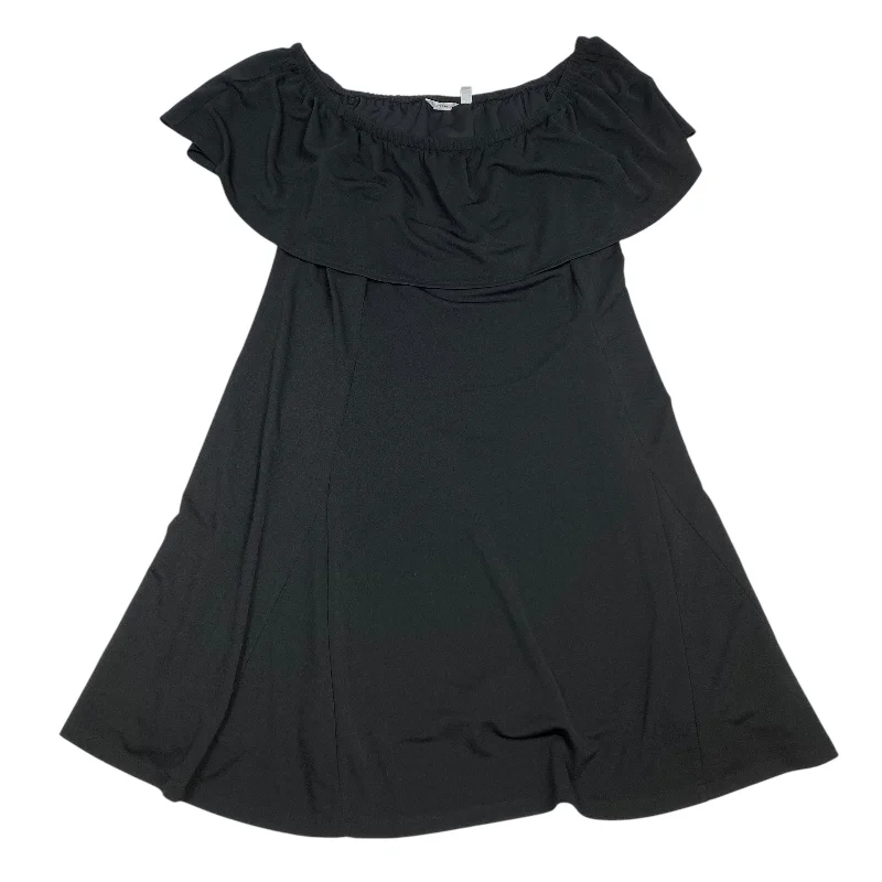 Reduced Prices Dress Casual Midi By Isaac Mizrahi In Black, Size: 2x
