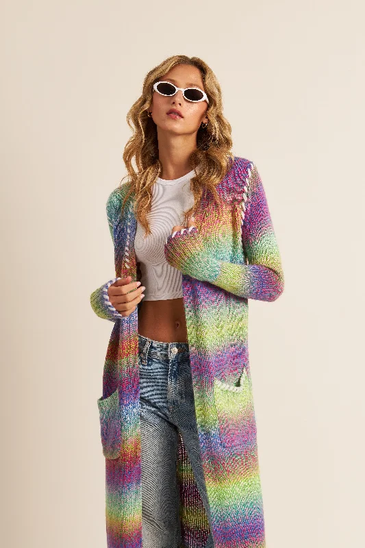 Price Break Angel Cardigan I Malibu Sunset