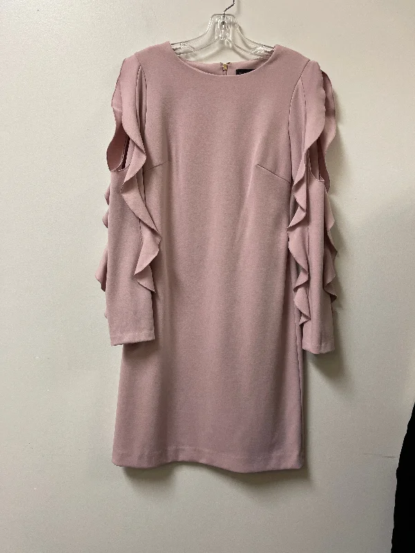 Limited Edition Dress Casual Short By Donna Karan In Pink, Size: Xs