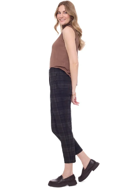 Price Break Gigi Ponte Ankle Pant I Plaid