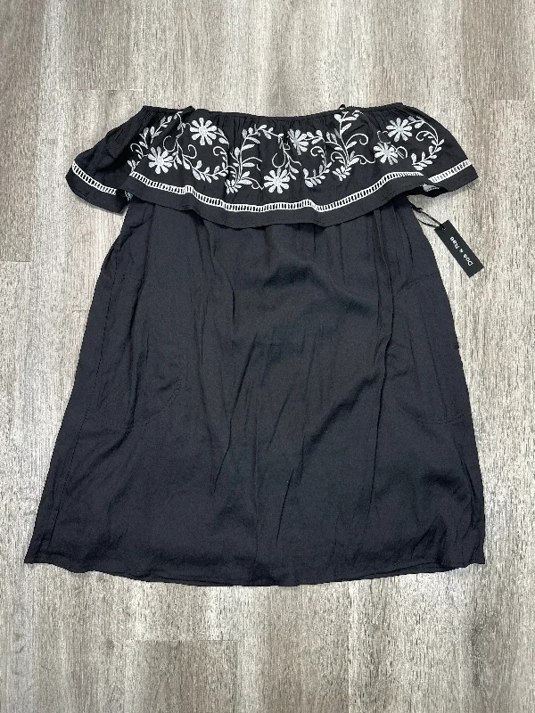 Bonus Savings Dress Casual Short By Doe & Rae In Black, Size: L