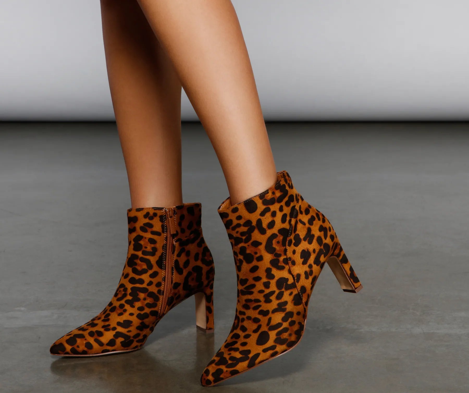 Epic Deals Purrfect Look Leopard Print Booties