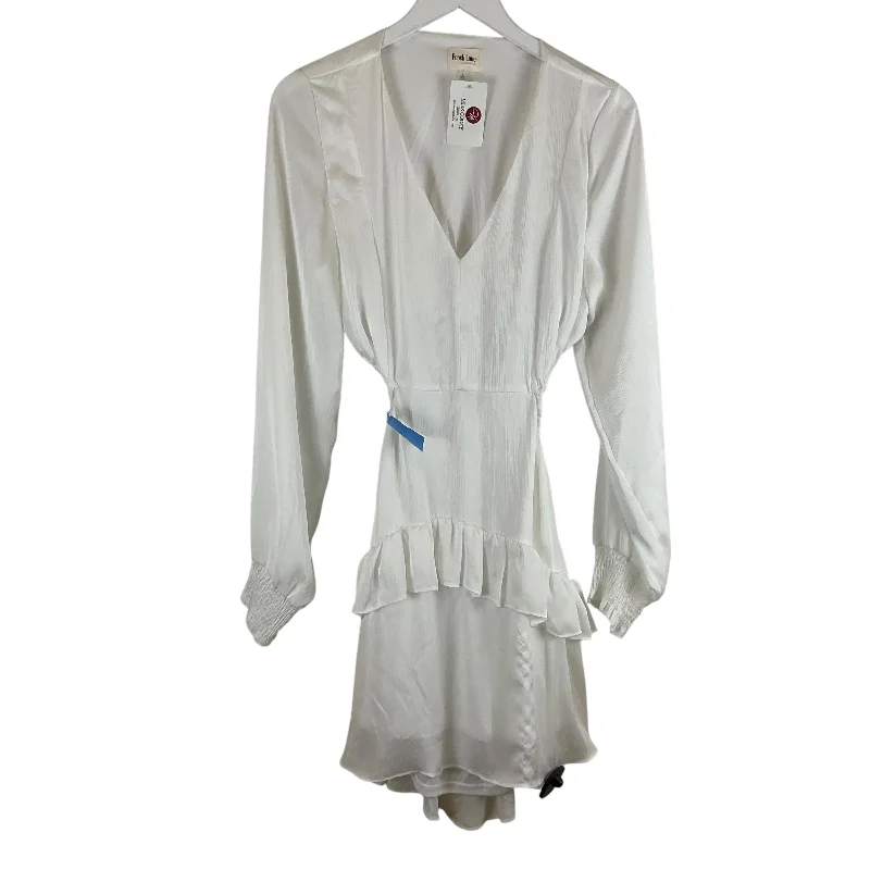 Shop and Save Dress Casual Short By Peach Love Cream California In White, Size: L
