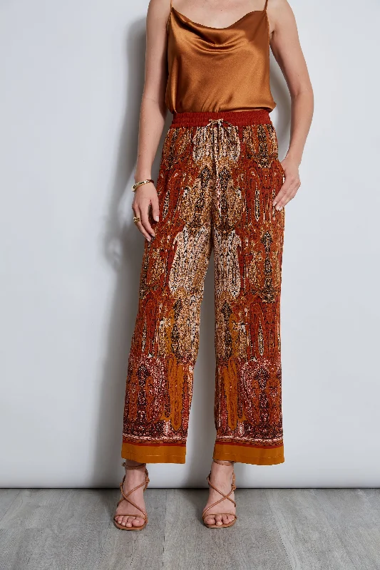 Blowout Sale Silk Raj Print Pant