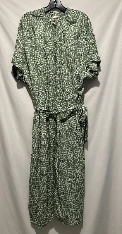 Midnight Madness Dress Casual Maxi By H&m In Green, Size: L