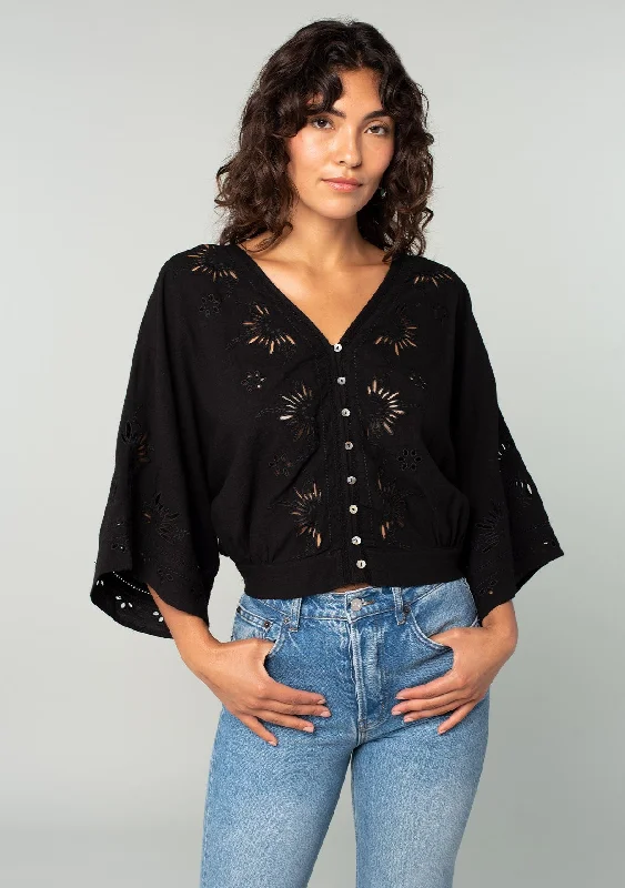 Savings Alert Tiara Eyelet Blouse