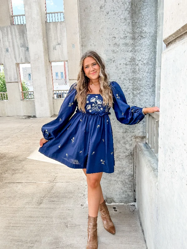 Special Buy Lovely In Navy Dress