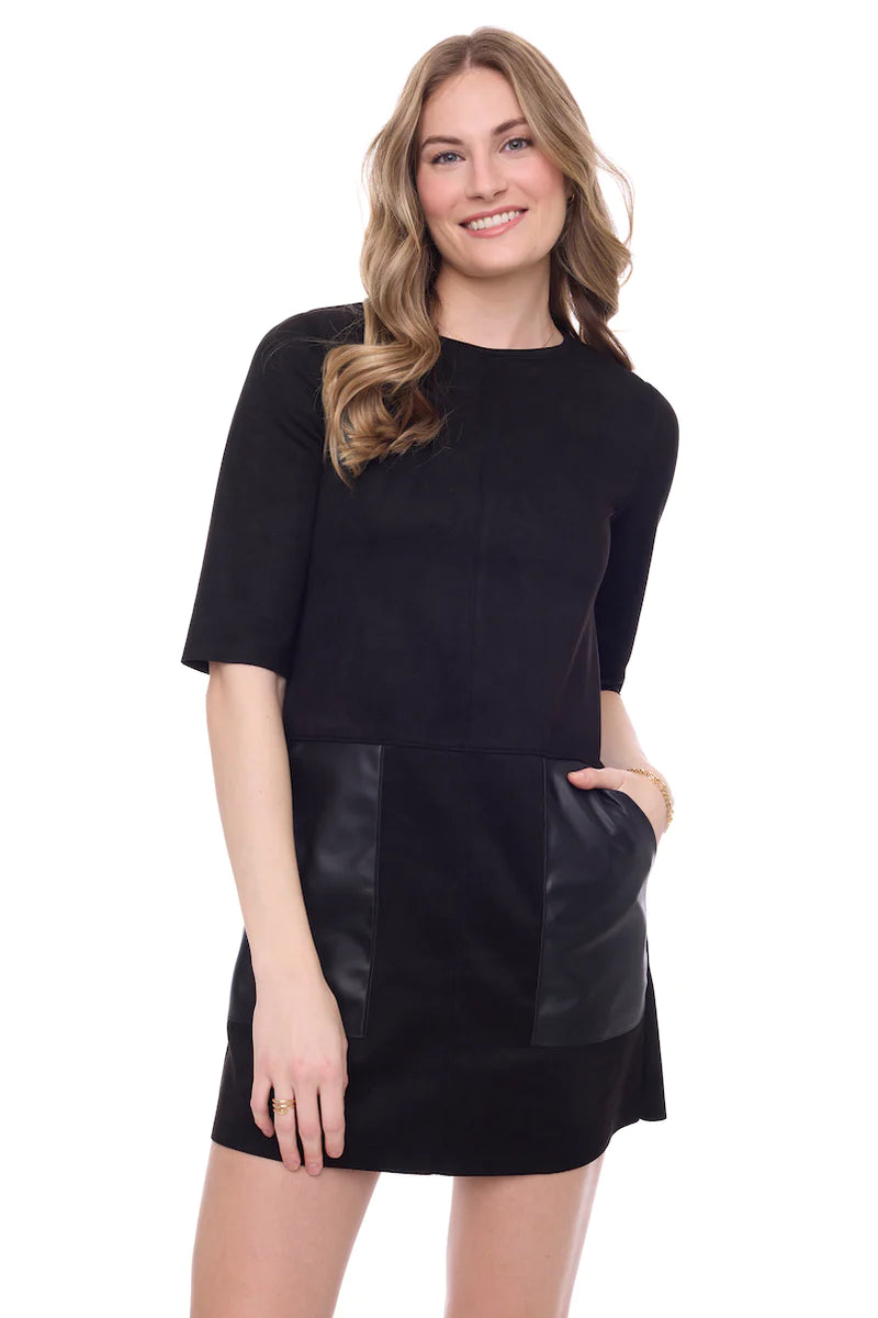 Holiday Sale Fatima Vegan Suede Dress