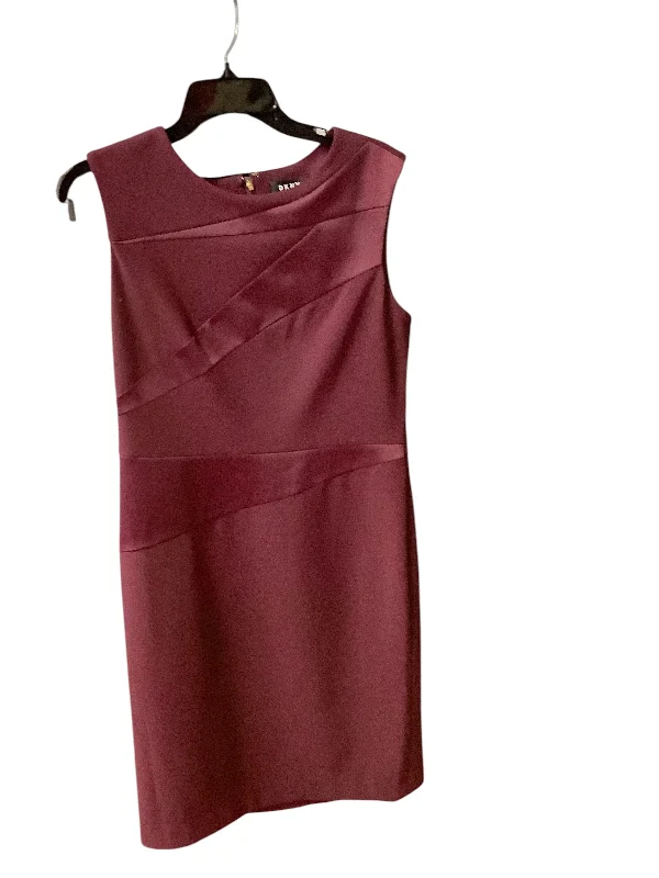 Fantastic Offers Dress Work By Dkny In Purple, Size: 8