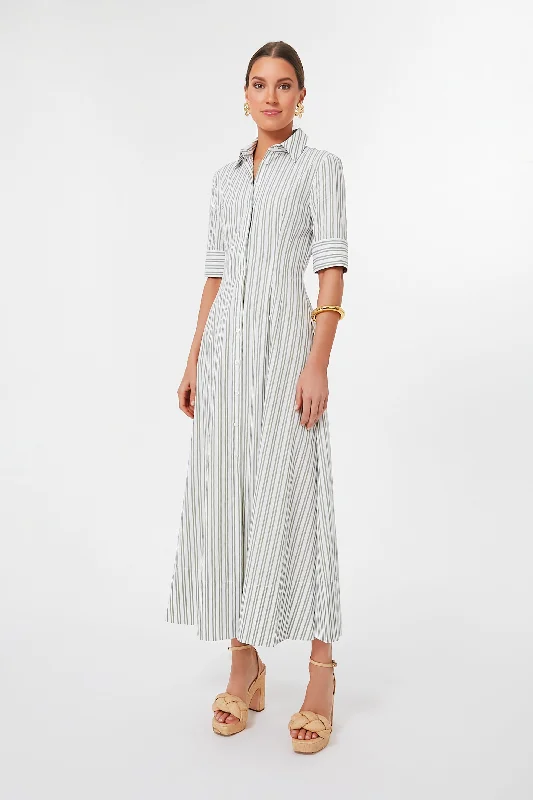 Super Sale Moss Stripe Maxi Joan Dress