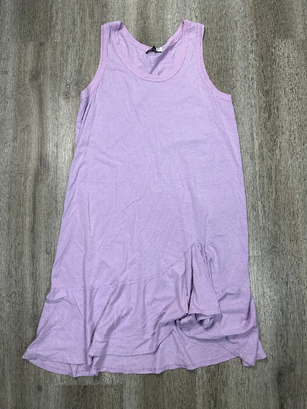 Can't Miss Dress Casual Midi By Michael Stars In Purple, Size: S