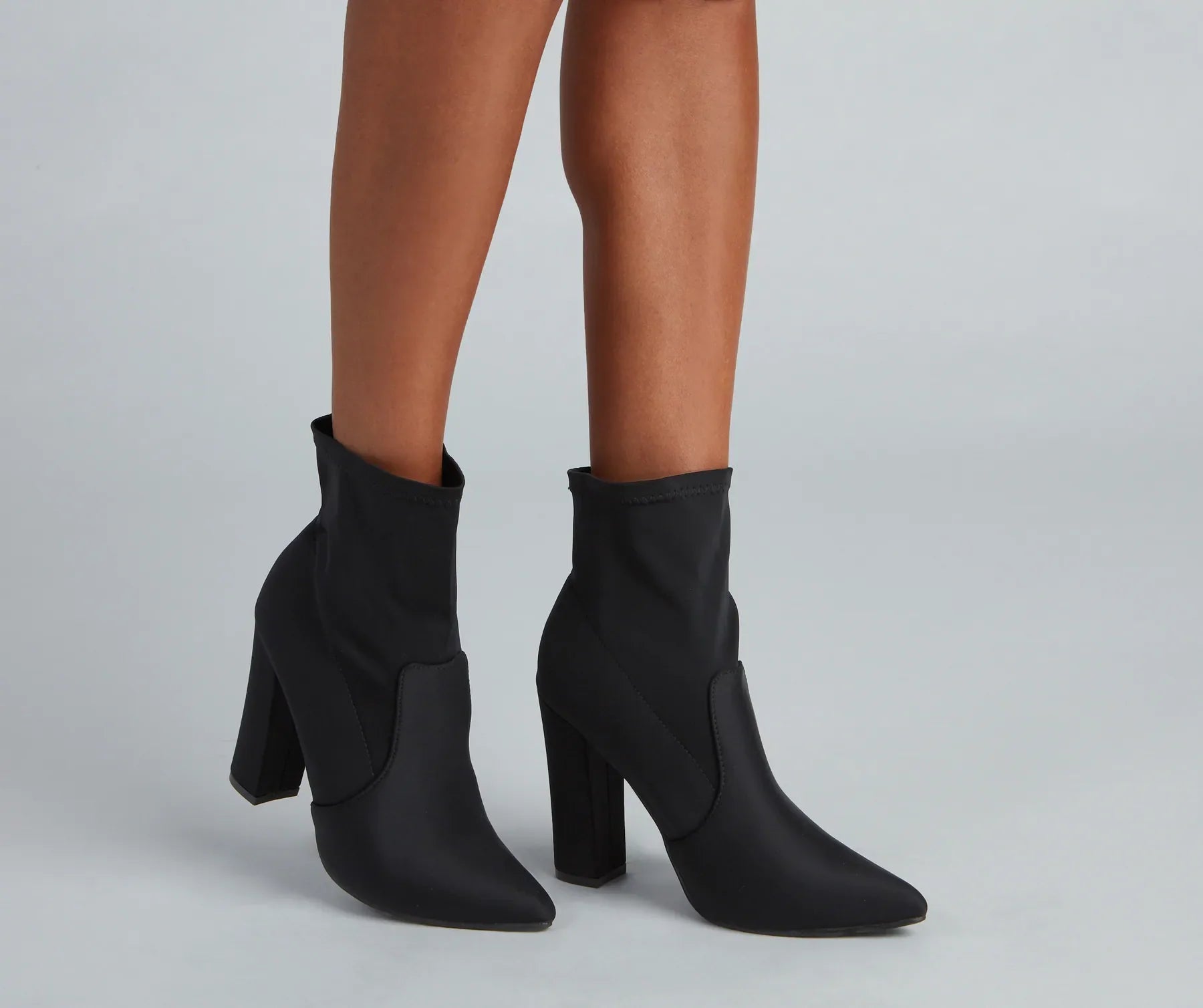 Doorbuster Deal Style Staple Block Heel Booties