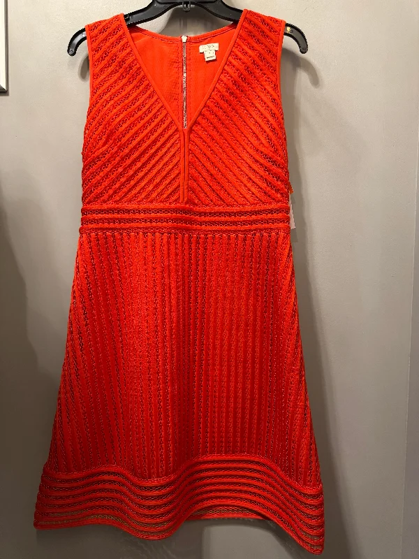 Online Specials Dress Casual Midi By J. Crew In Orange, Size: S