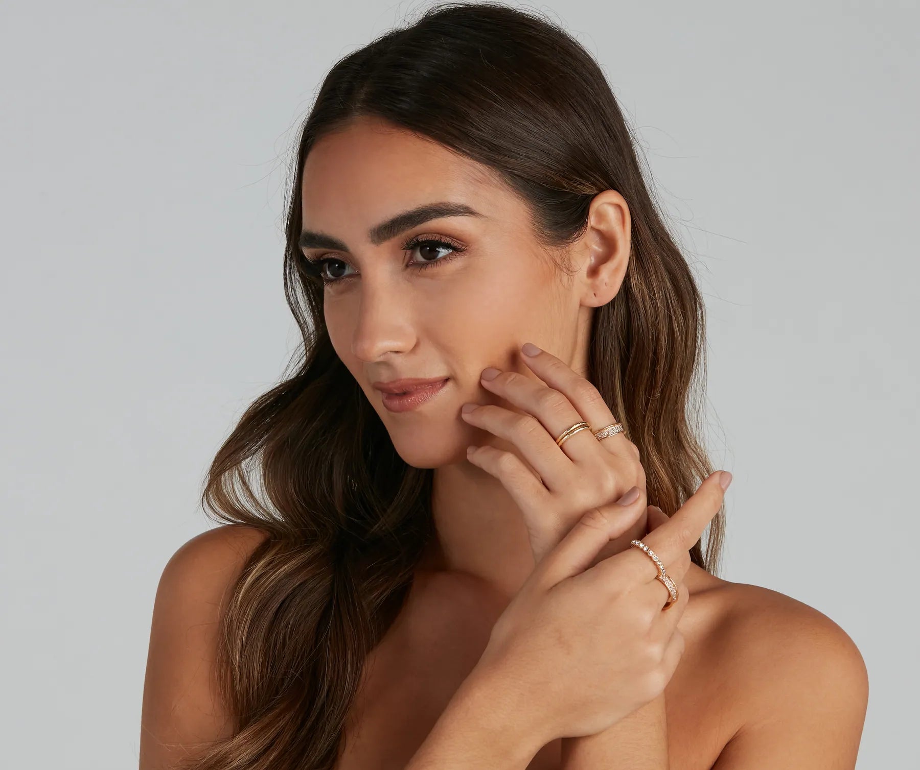 New Markdowns Glitzy And Glam Multi Ring Pack