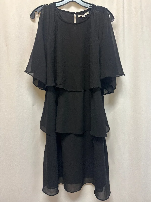 One-DAY Sale Dress Casual Midi By Clothes Mentor In Black, Size: Xl