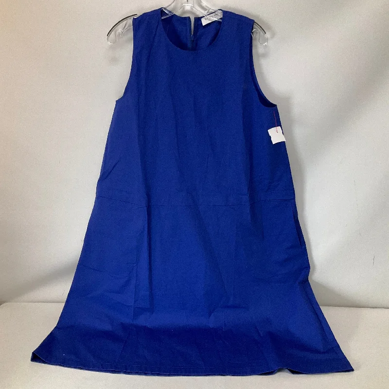 Seasonal Sale Dress Casual Midi By Everlane In Blue, Size: 10