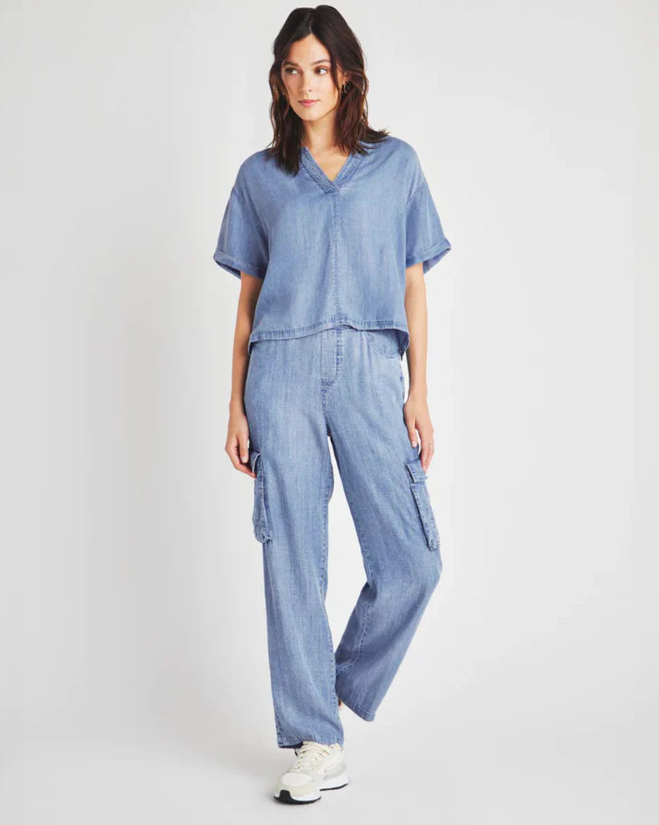 Fantastic Offers Aven Indigo Cargo Pant