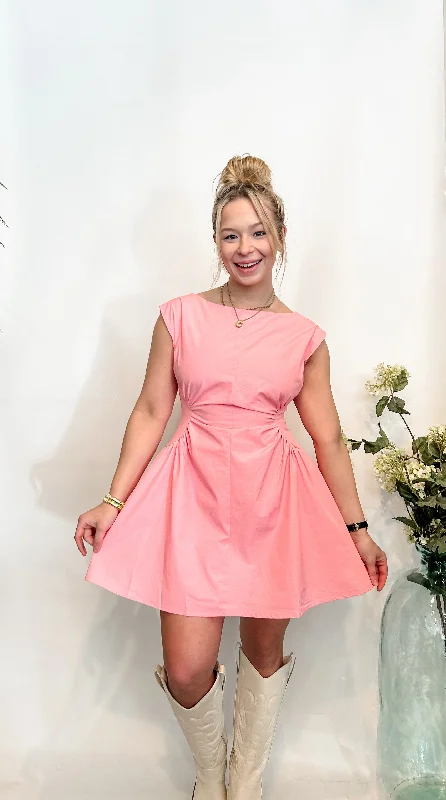 Unmissable Offer My New Crush Mini Dress Pink