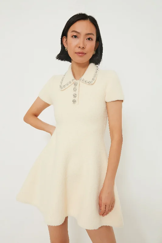 Daily Specials Cream Soft Knit Mini Dress