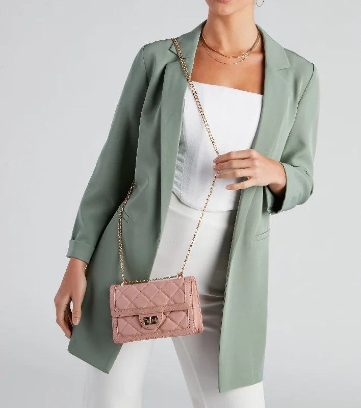 Great Deals Preppy Chic Vibe Crossbody Purse