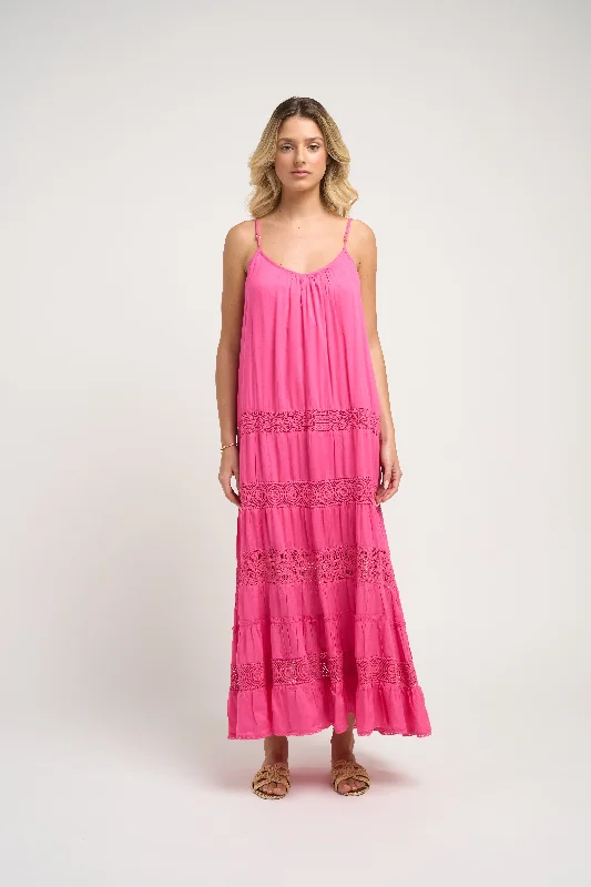 Bonus Savings Paola Dress Fuchsia