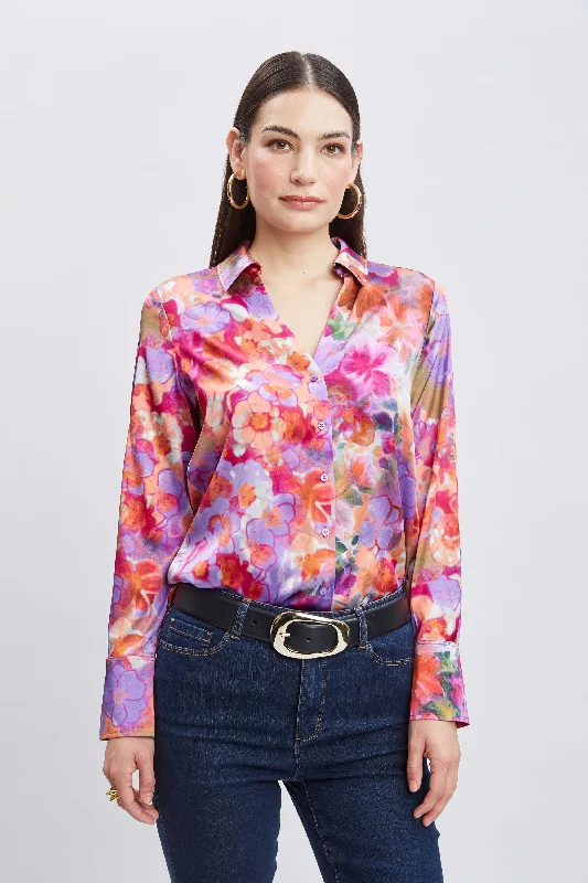 Savings Alert Silk Bloomsbury Button Down Shirt
