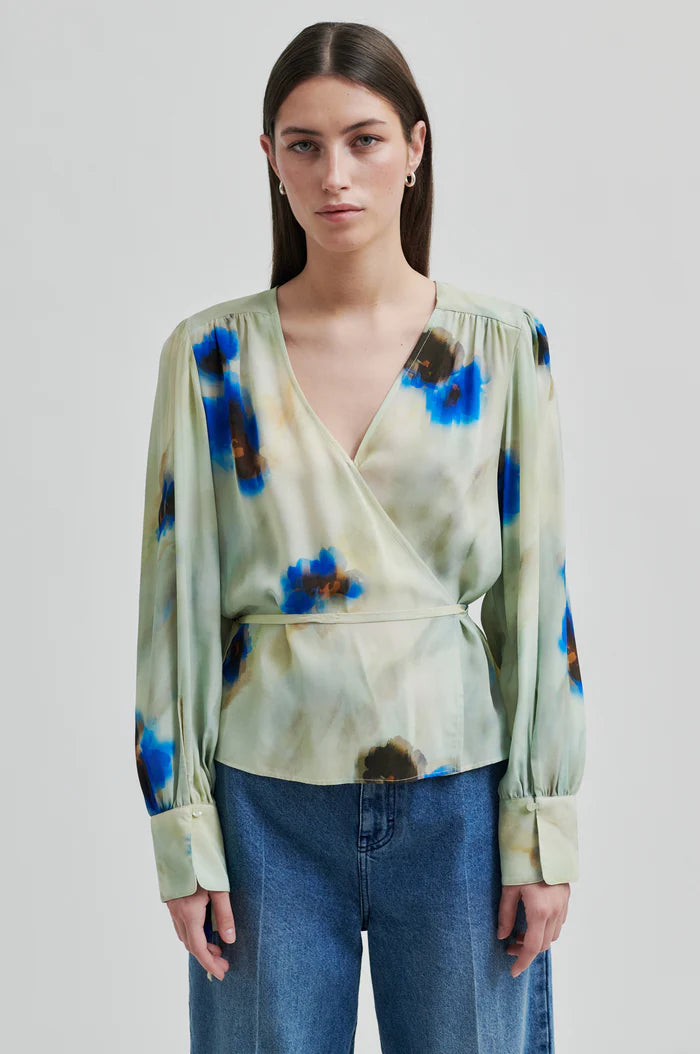 Deal Dash Thistle Wrap Blouse