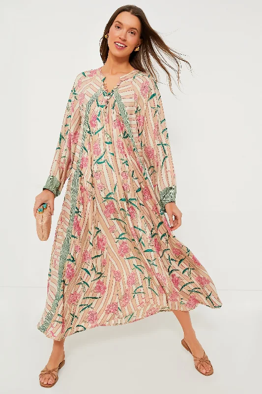 Price Drop Chamomile Rose Fiore Maxi Dress