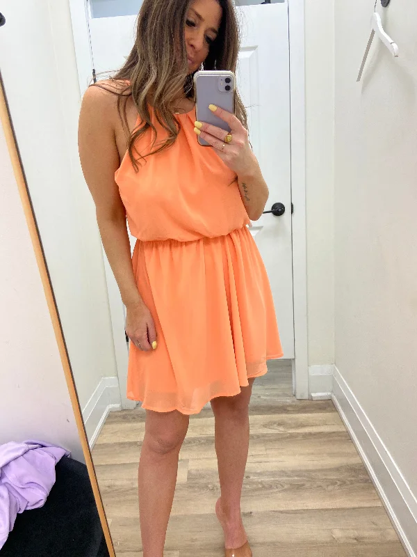 Blowout Deals Panama Dress | Peach