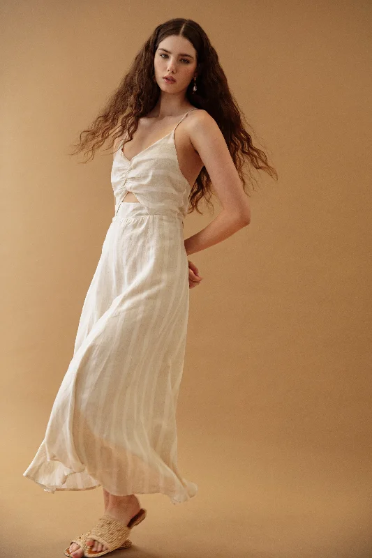Online Only Filomena Stripe Beige