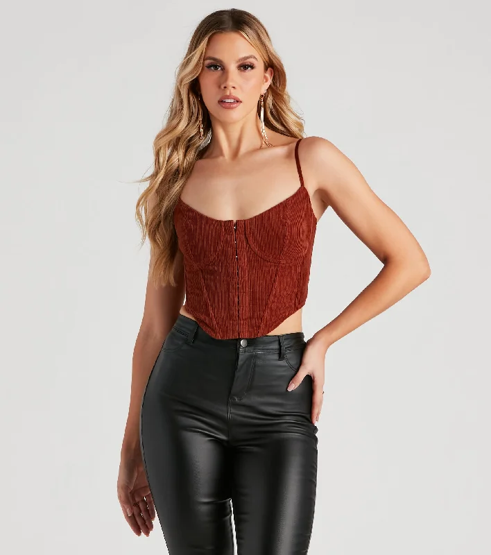 Huge Savings Cordially Invited Corduroy Corset