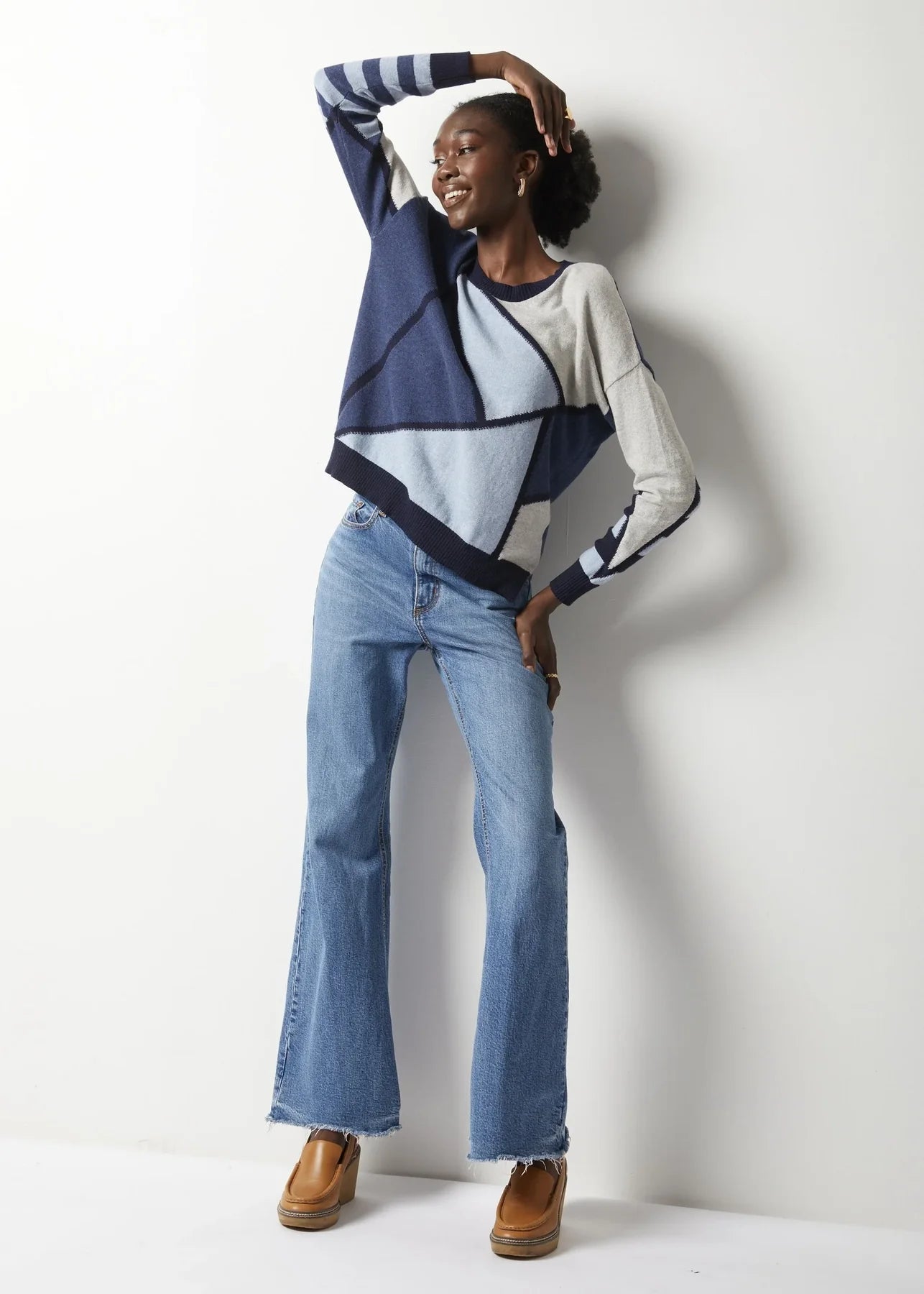 Mega Deal Mosaic Intarsia Sweater