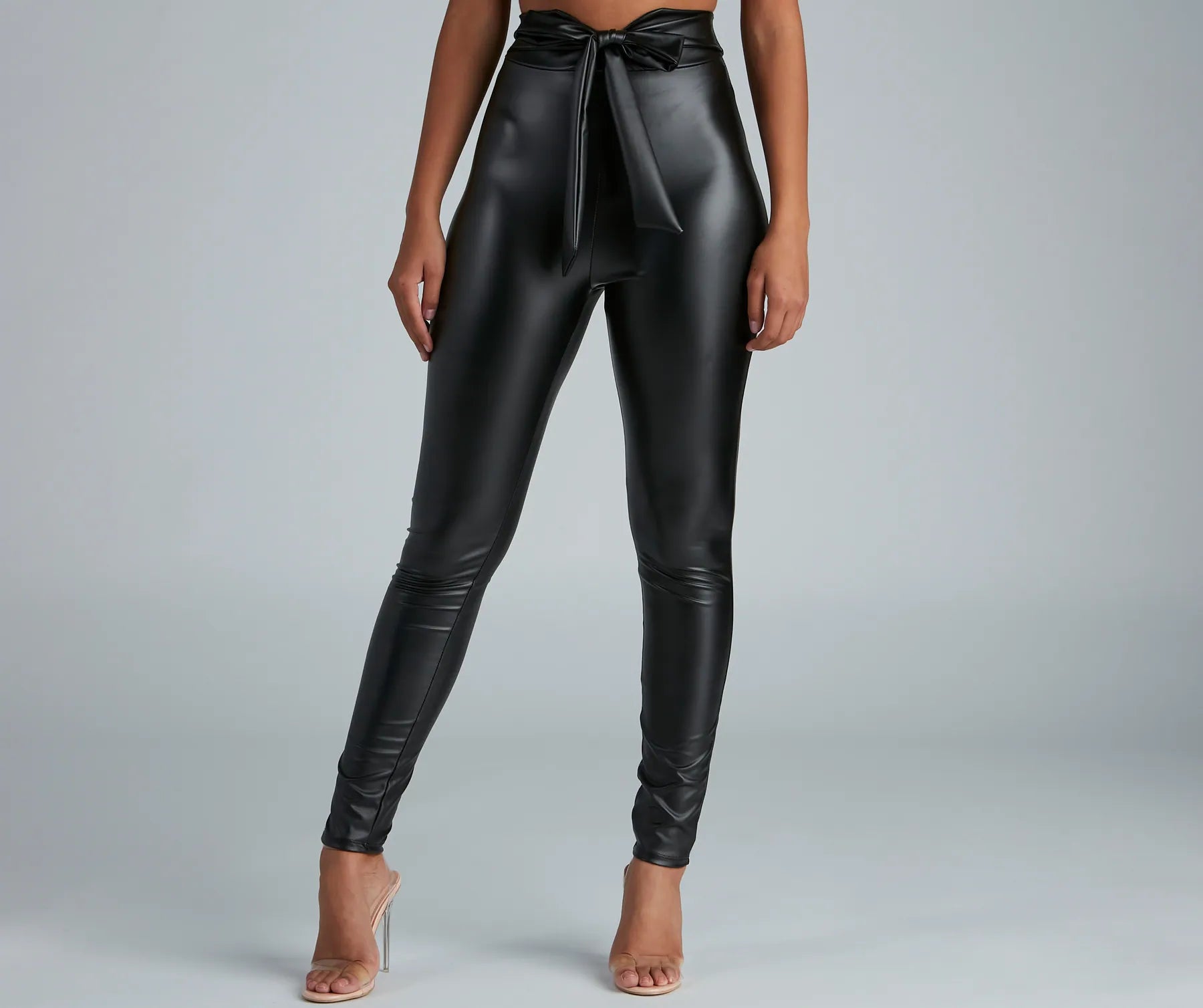 Deal of the Day Chic And Dressy Vibes Faux Leather Pants