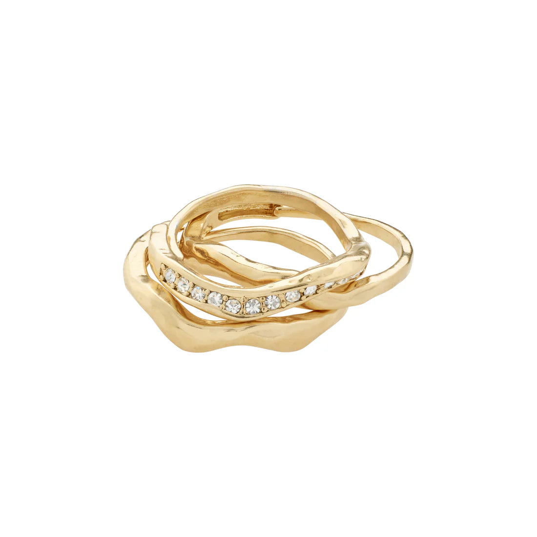 Great Deals True Rings 3 in 1 Set I Gold Plated