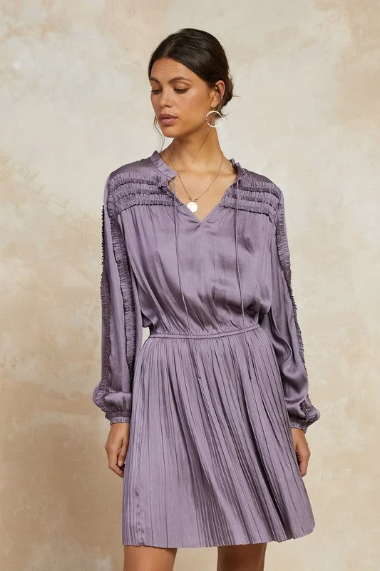 Now or Never Zoey Pleated Dress
