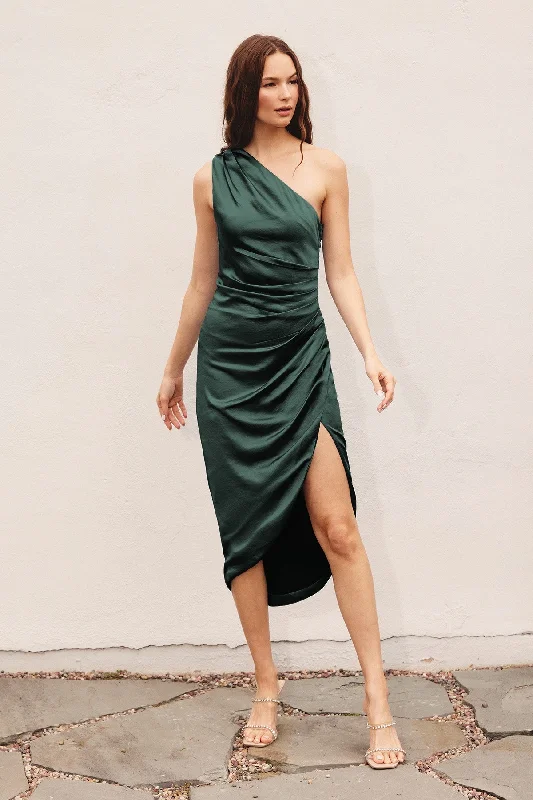 Blowout Sale Cassandra Dress I Deep Emerald