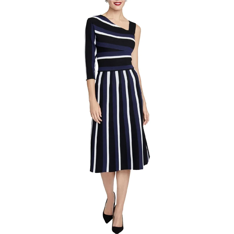 Clearance Event Rachel Roy Womens Clara Asymmetrical Dress, Black, XX-Large