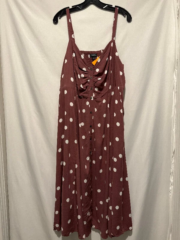 Unbeatable Prices Dress Casual Maxi By Torrid In Purple, Size: 2x