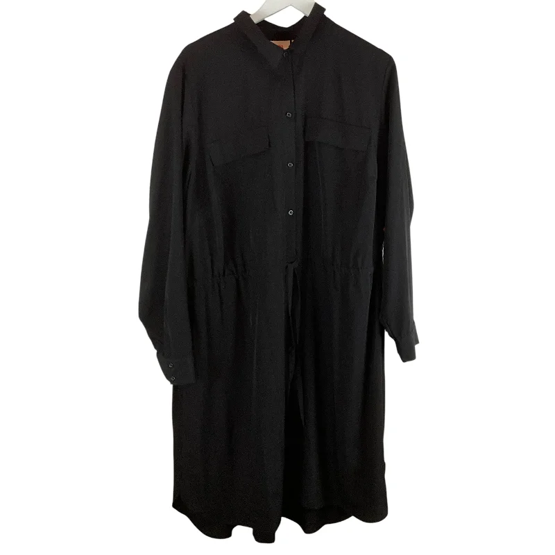 Year-End Sale Dress Casual Midi By Evri In Black, Size: 2x