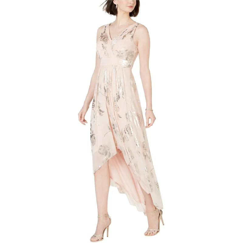 Price Drop Jessica Howard Womens Floral High-Low Dress, Pink, 14