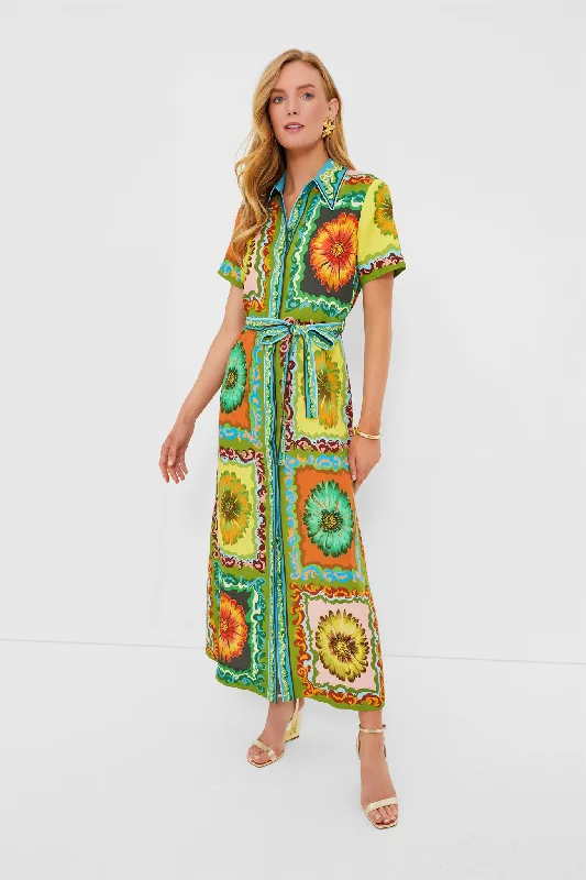 Markdowns Disco Daisy Shirtdress
