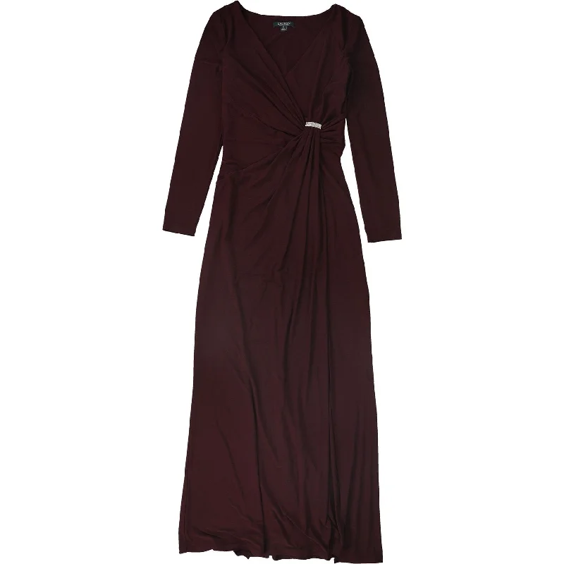The Best Prices Ralph Lauren Womens Jillie Gown Dress, Red, 10