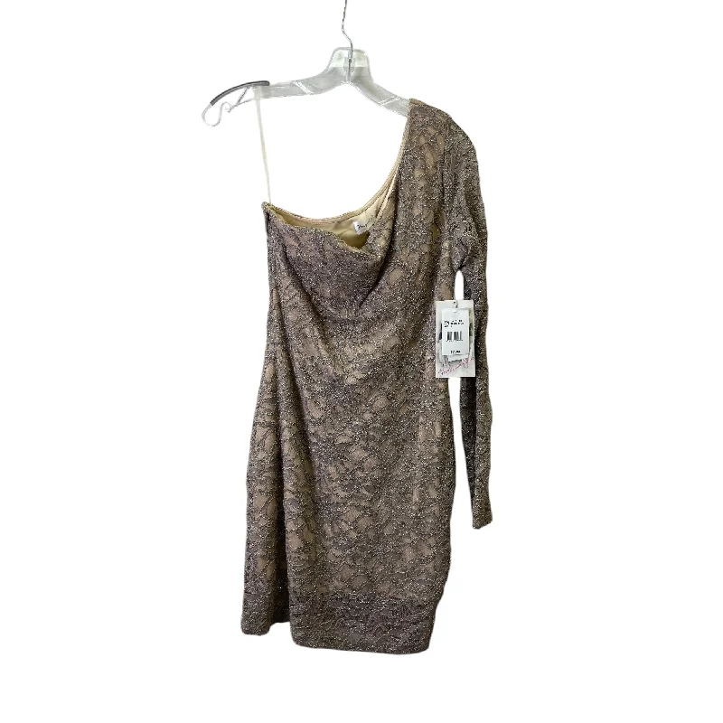 Exclusive Deal Dress Party Short By Honey and Rosie In Silver, Size:L