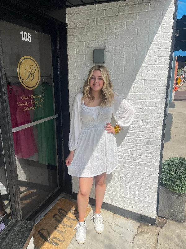 Limited Edition White Gauze Dress