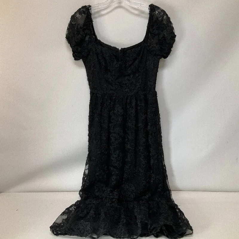 Flash Deals Dress Party Midi By Lulus In Black, Size: M